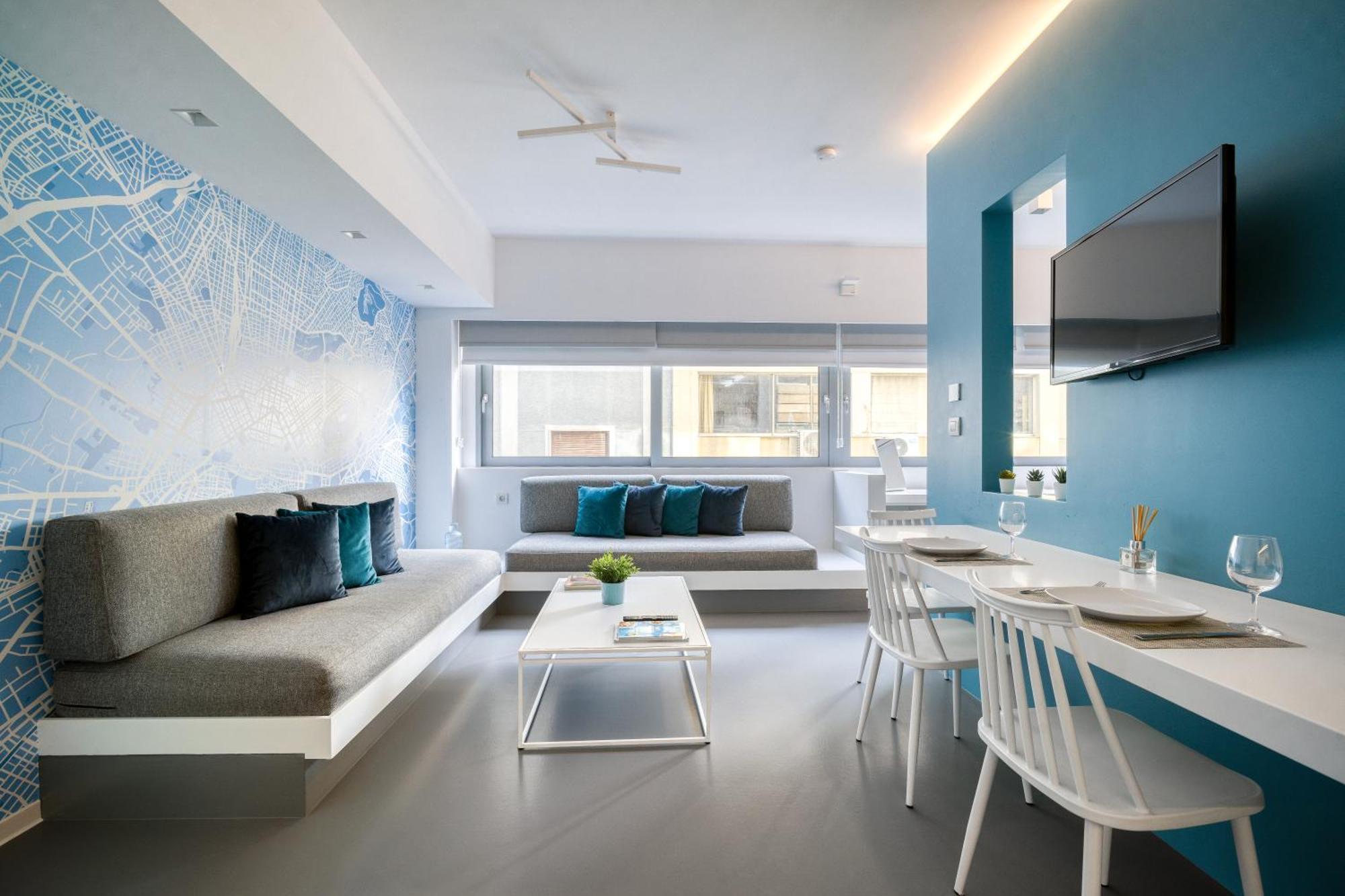 Athens Color Cube Apartment Ngoại thất bức ảnh